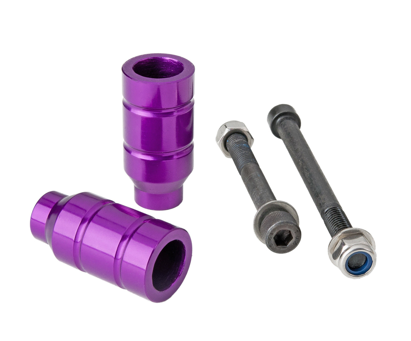 Grit Scooters Alloy Scooter Pegs - Anodized Purple