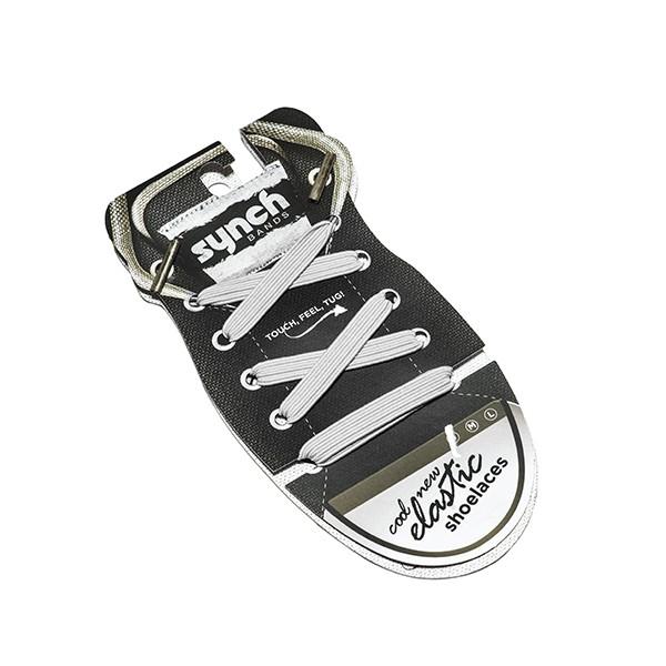 Synch Bands Shoelaces - White Ligntning - Kids